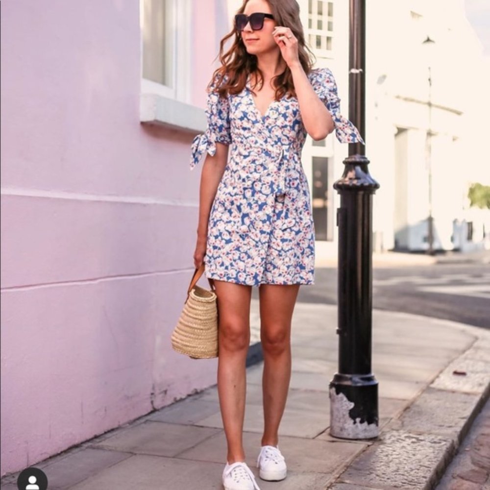 HOST Pick🎉 ZARA NWT Short Printed POPLIN Dress BLOGGER'S FAV. - Picture 5 of 10